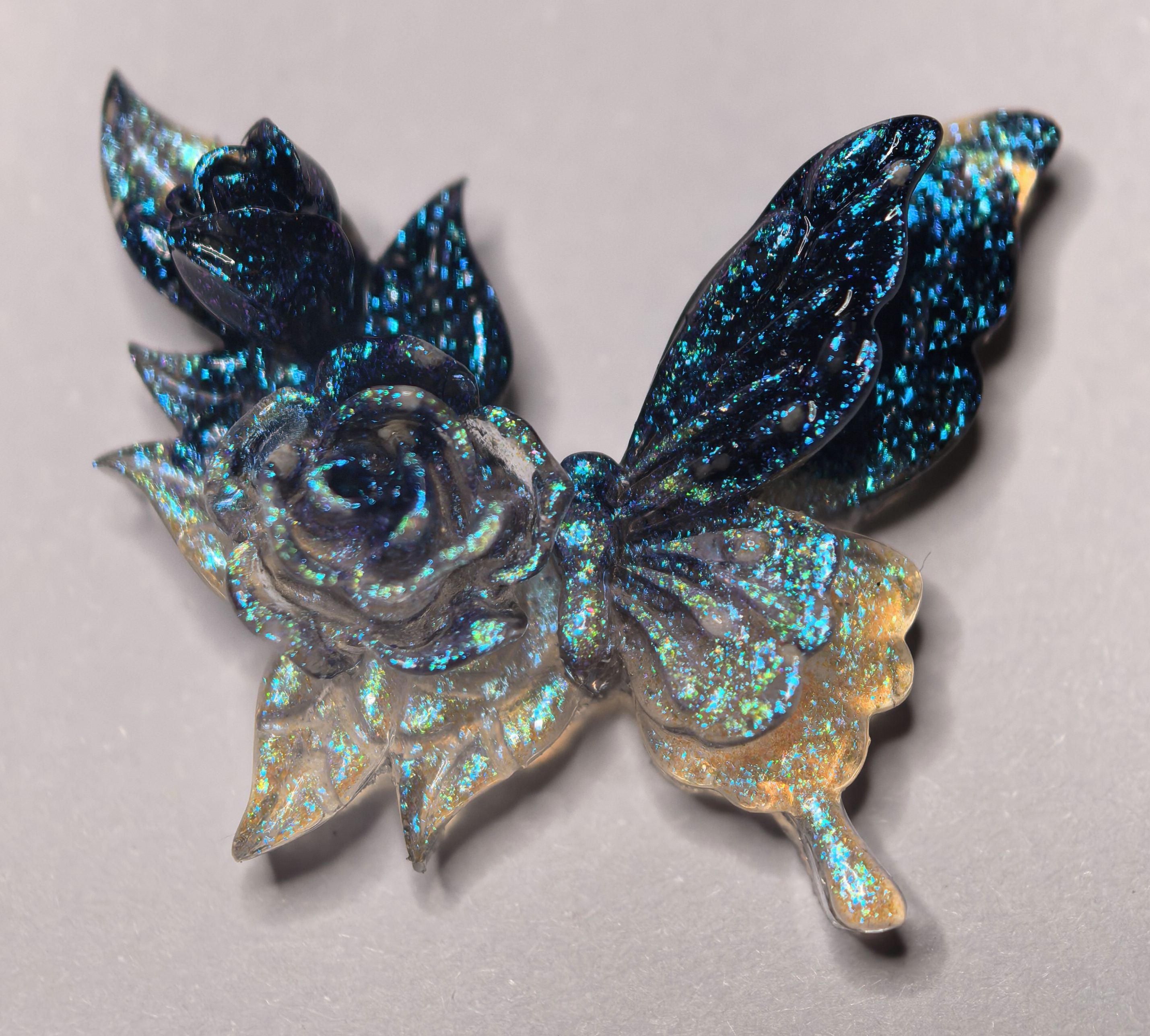 卡27双花缀翼蝶