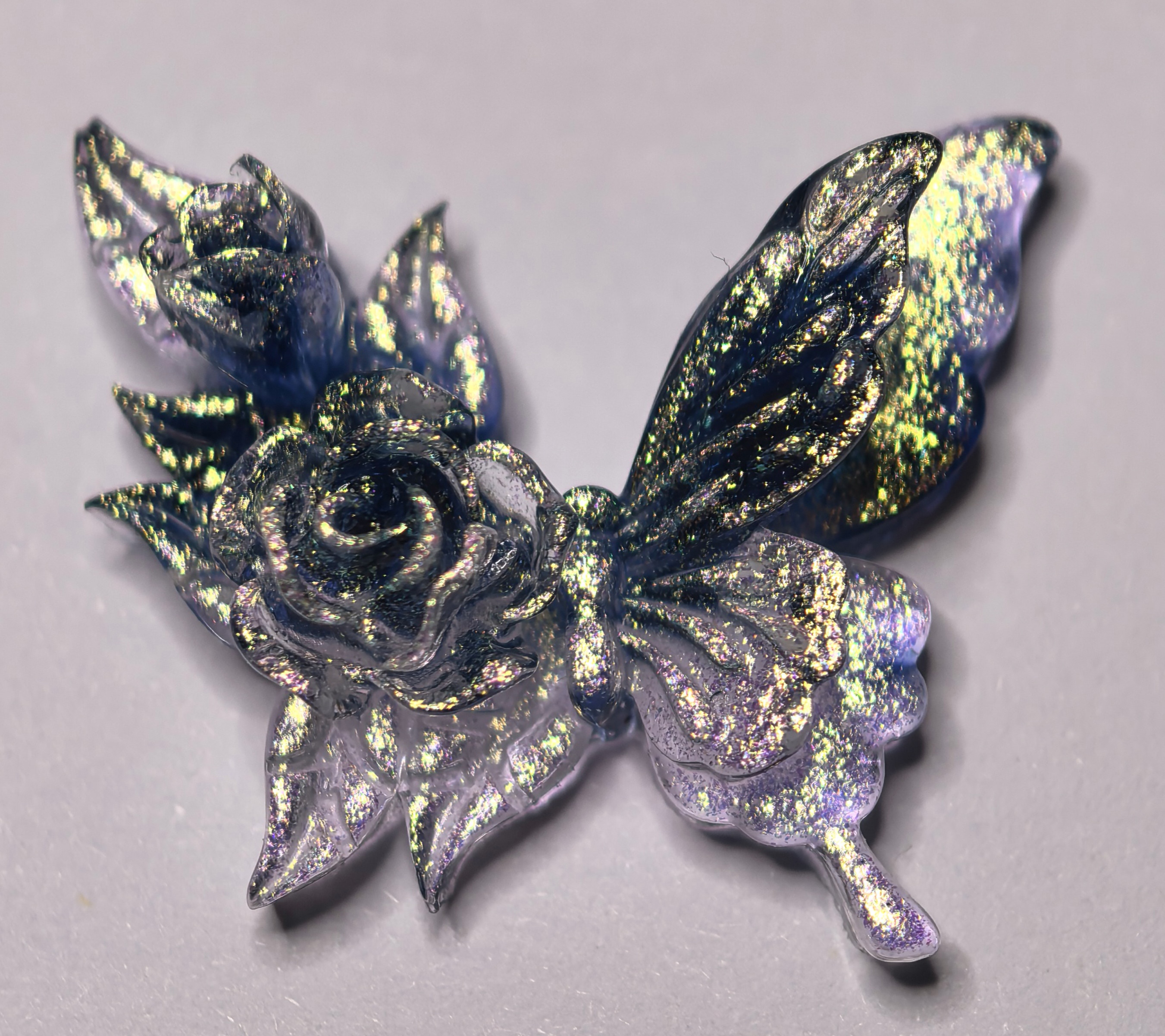 卡27双花缀翼蝶